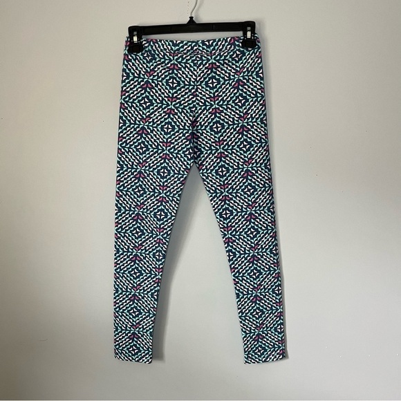 Vineyard Vines Girls’ Whale Tale Square Print Knit Leggings Size Large 14 - Picture 9 of 14